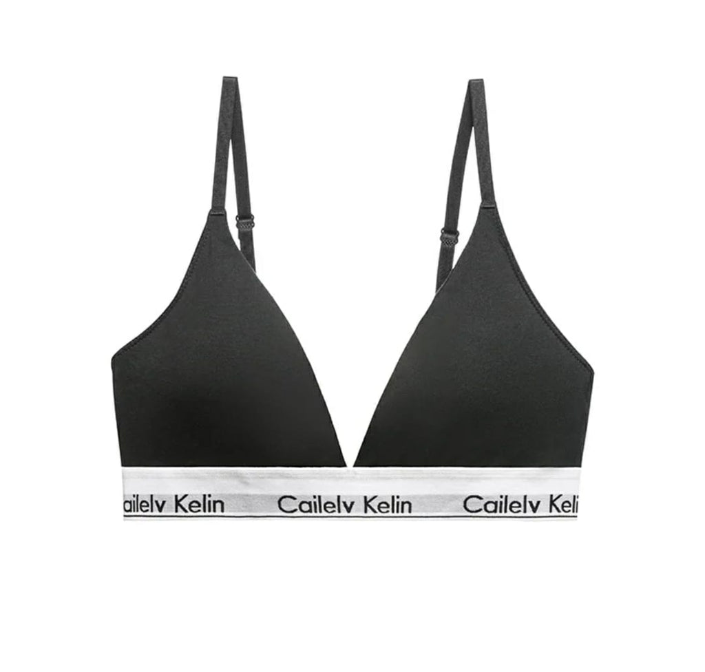 Set Of 4 Imported (2 Bras and 2 UnderWears ) Women's underwear set V-neck Sports Women's sense
