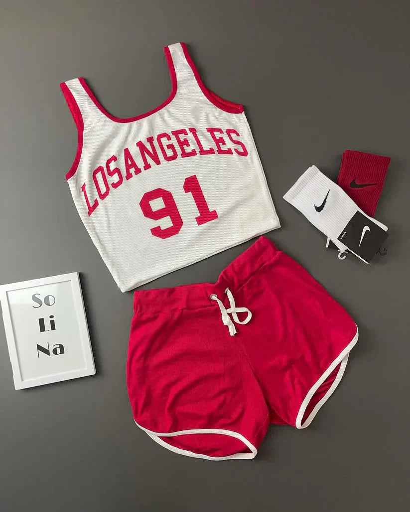 Los Angeles 91 Women's Premium Boxer Shorts Top Comfort & Style
