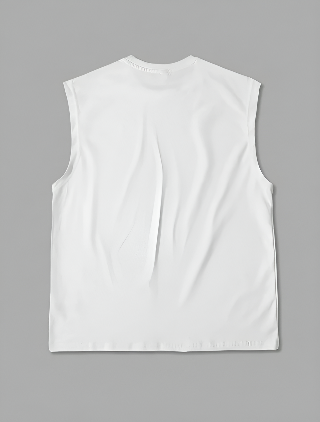 Men's New York Printed Sleeve Less Shirt.