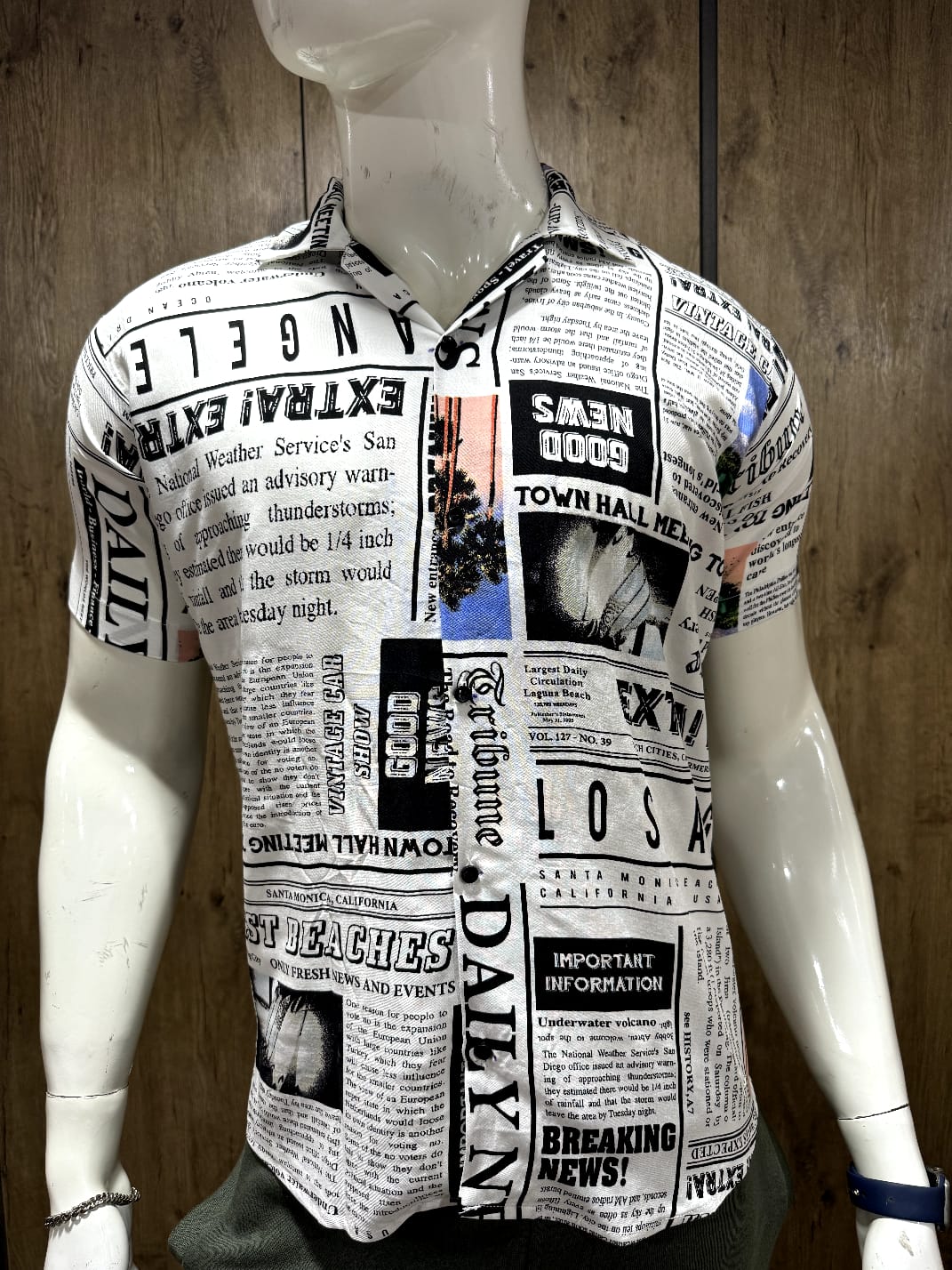 Men's Tropical Printed Shirts.