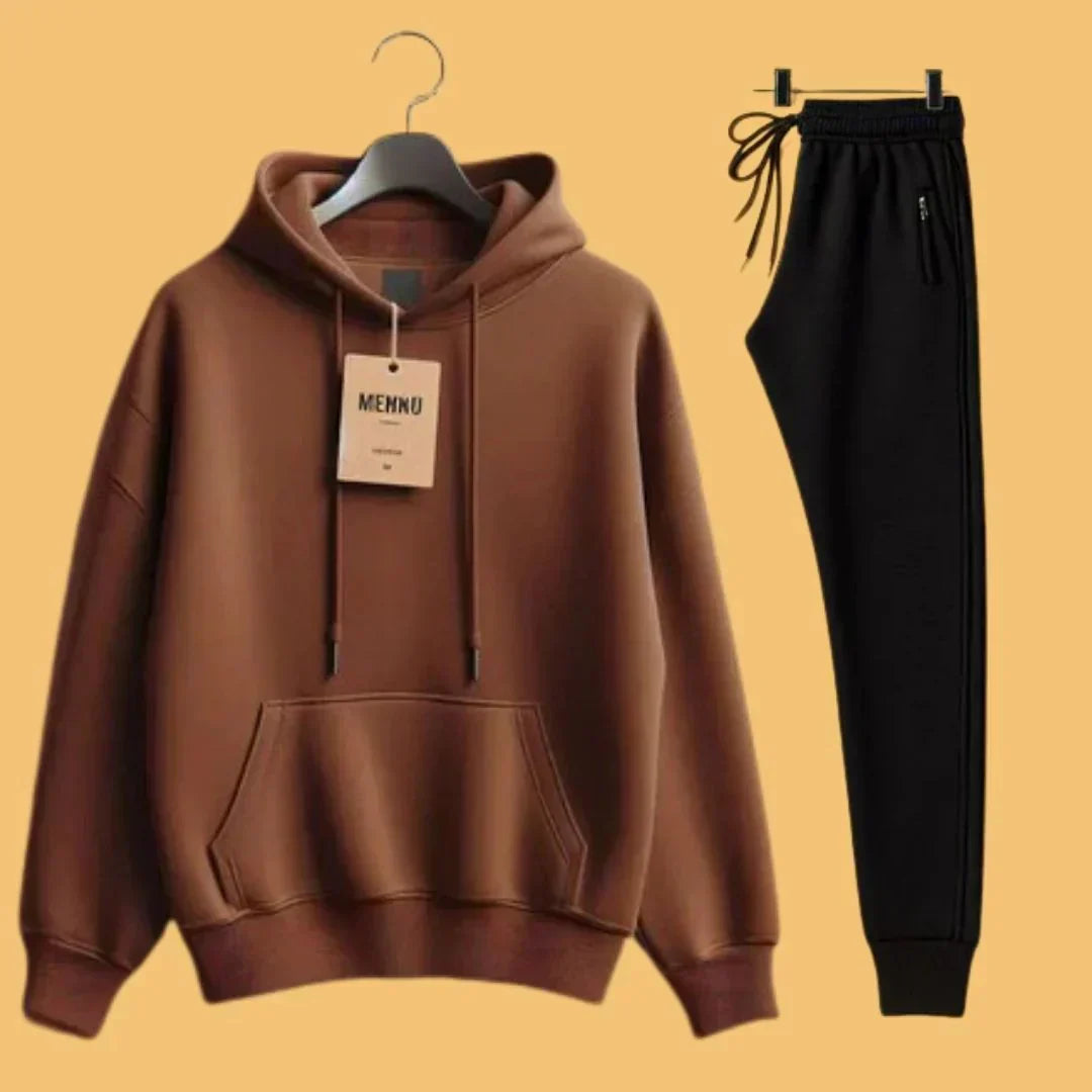 Fleece Hoodie with Trouser Set For Women’s