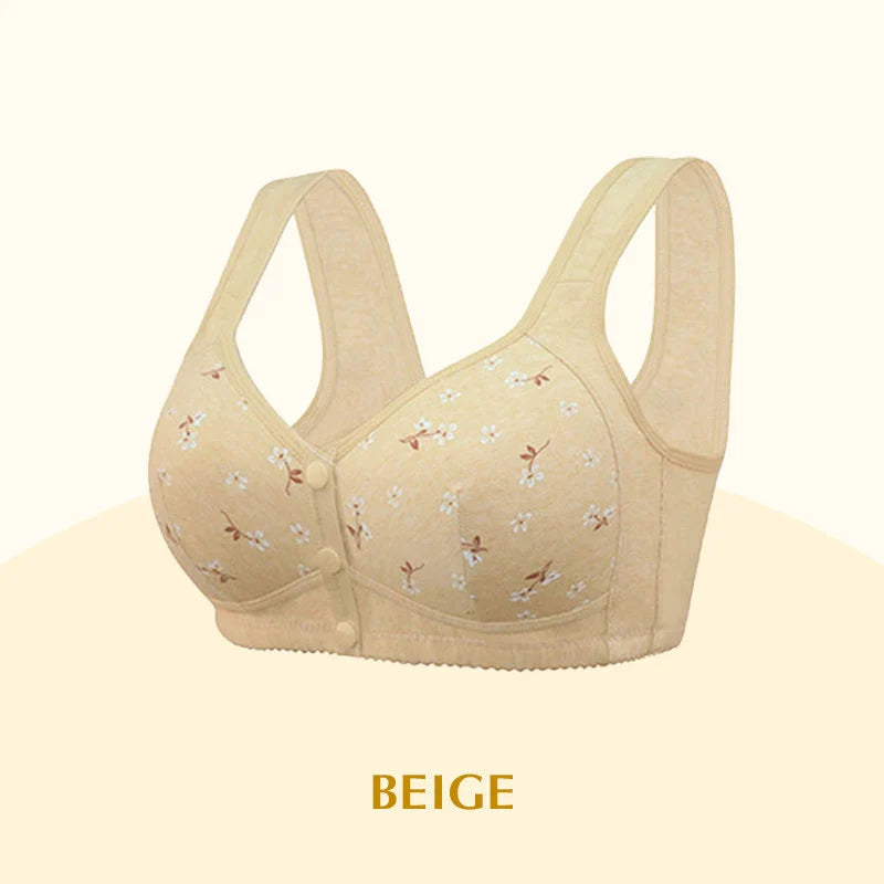 New Anti Sagging Front Open Cooling Cotton Bra